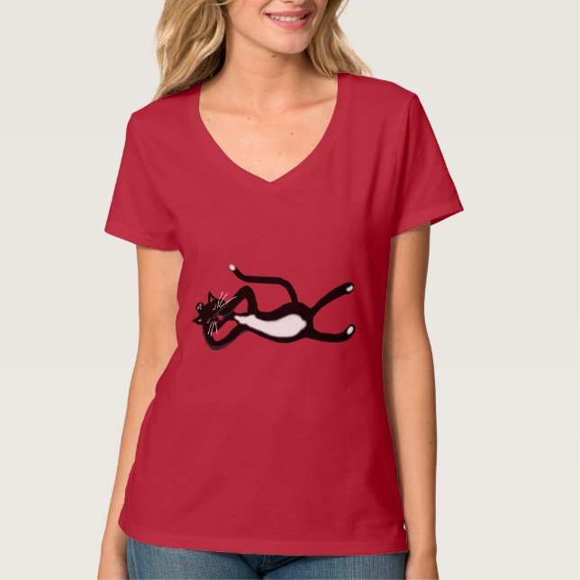 Katze T-Shirt (Vorderseite)