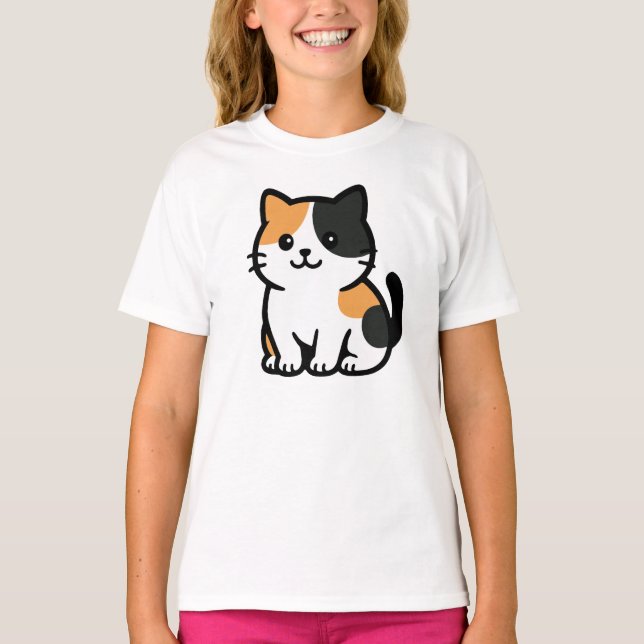 Katze T-Shirt (Vorderseite)