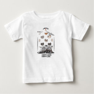 Katze T-Shirt   Lustiger Kater süßer Stil
