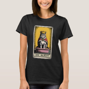 Katze Tarot Karte Zisch Majestät Süße Katze Katzen T-Shirt