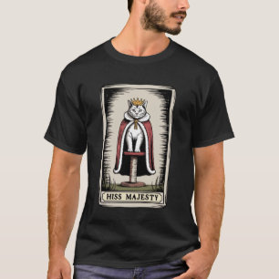Katze Tarot Karte Zischen Majestät Katzenkratzbaum T-Shirt