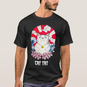 Katze Tat Katze Tätowierung Kätzchen Tätowierte T-Shirt