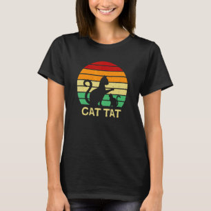 Katze Tat Katze Tattoo Kitten Tätowierte Katze Mam T-Shirt