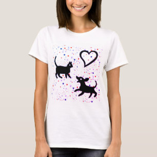 Katze, Tier, Hund T-Shirt