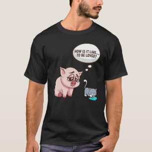 Katze Tier Pfote Tierschutz Vegan Vegan T-Shirt