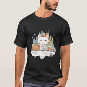 Katze Tier Schönheit Natur Stadt Entdeckung T-Shirt