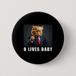 Katze Trump 9 Leben Durch Trump 2024 Sieg Sieg Gew Button