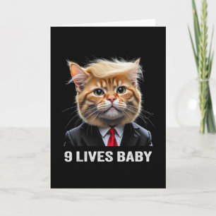 Katze Trump 9 Leben Durch Trump 2024 Sieg Sieg Gew Karte