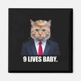 Katze Trump 9 Leben Durch Trump 2024 Sieg Sieg Gew Magnet