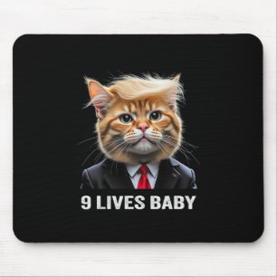 Katze Trump 9 Leben Durch Trump 2024 Sieg Sieg Gew Mousepad