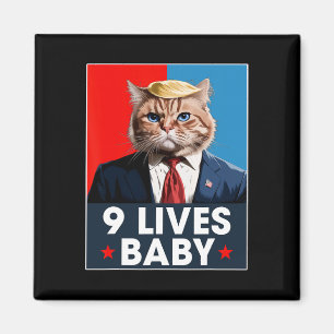 Katze Trump 9 Lebt Baby Funny Vote für Trump Katze Magnet
