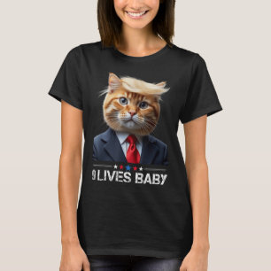 Katze Trump 9 Lives Baby _2 T-Shirt