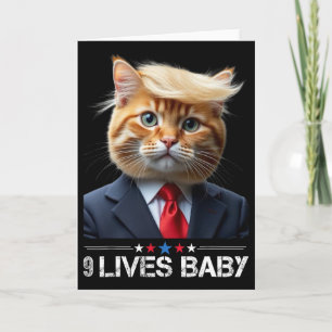 Katze Trumpf 9 Leben Durch Lustig Wählen Sie Für T Karte