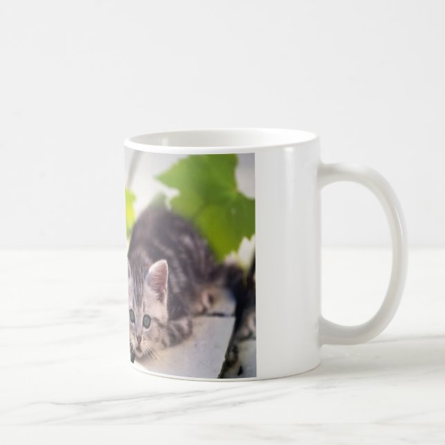 Katze u. Häschen-beste Freund-Tasse Kaffeetasse (Rechts)