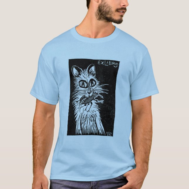 Katze u. Käfer T-Shirt (Vorderseite)