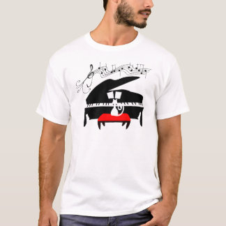 Katze u. Klavier T-Shirt
