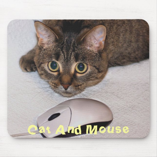 Katze u. Maus Mousepad (Vorne)