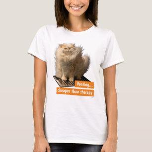 Katze über Grate T-Shirt