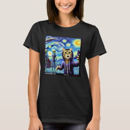 Katze UFO Selfie: Geschenk vom Kitten #06 T-Shirt