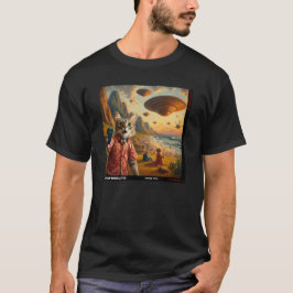 Katze UFO Selfie: Geschenk vom Kitten #09 T-Shirt