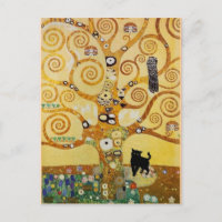 Katze und Baum des Lebens