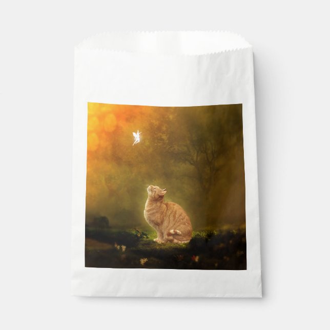 Katze und Fairy Geschenktütchen (Vorderseite)