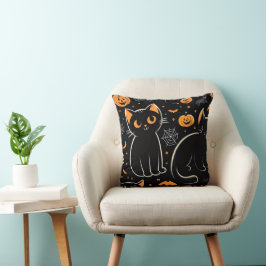 KATZE UND HALLOWEE KISSEN