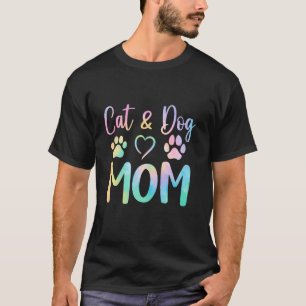 Katze und Hund Mama Haustierliebhaber für Frauen M T-Shirt
