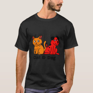 Katze und Hund T-Shirt