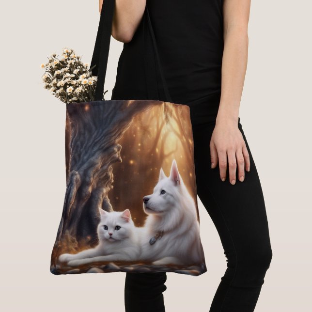 Katze und Hund Tasche (Von Nahem)