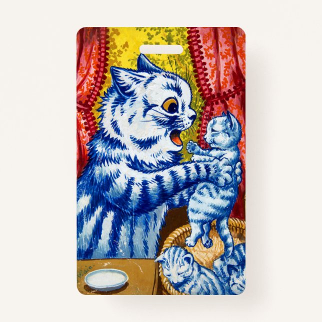 Katze und ihre Kätzchen Ausweis (Vorderseite)