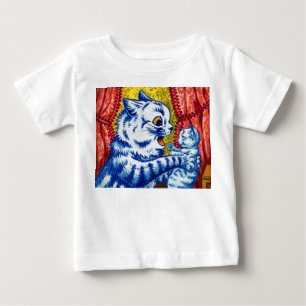 Katze und ihre Kätzchen Baby T-shirt