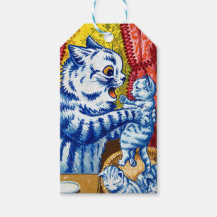 Katze und ihre Kätzchen Geschenkanhänger