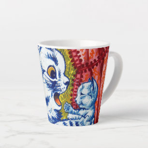 Katze und ihre Kätzchen Milchtasse