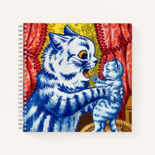 Katze und ihre Kätzchen Notizbuch