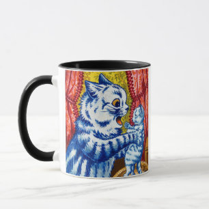 Katze und ihre Kätzchen Tasse