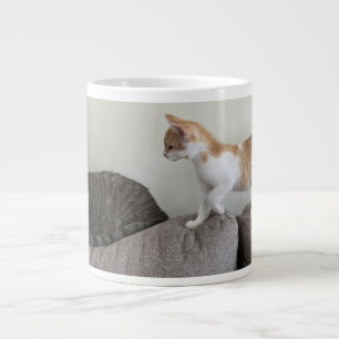 Katze und Kätzchen Jumbo-Tasse