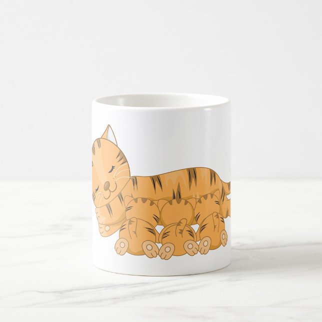 Katze und Kätzchen Kaffeetasse (Von Creator hochgeladen)