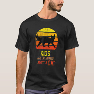 Katze und Kinder Zitat Kinder sind überbewertet Ad T-Shirt