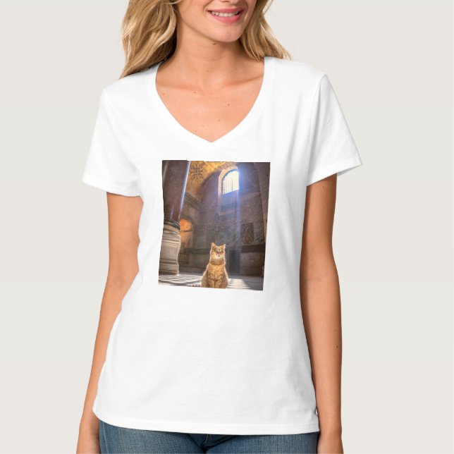 Katze und Licht 11 T-Shirt (Vorderseite)