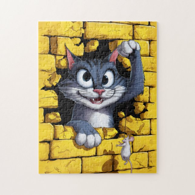 Katze und Maus. (Vertikal)