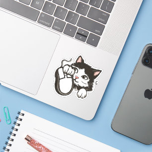 Katze und Maus Aufkleber