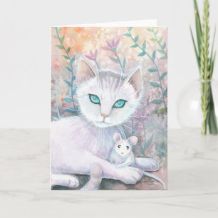 Katze und Maus Freunde Karte