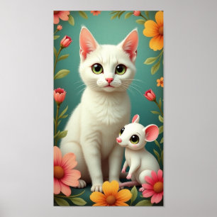 Katze und Maus Poster
