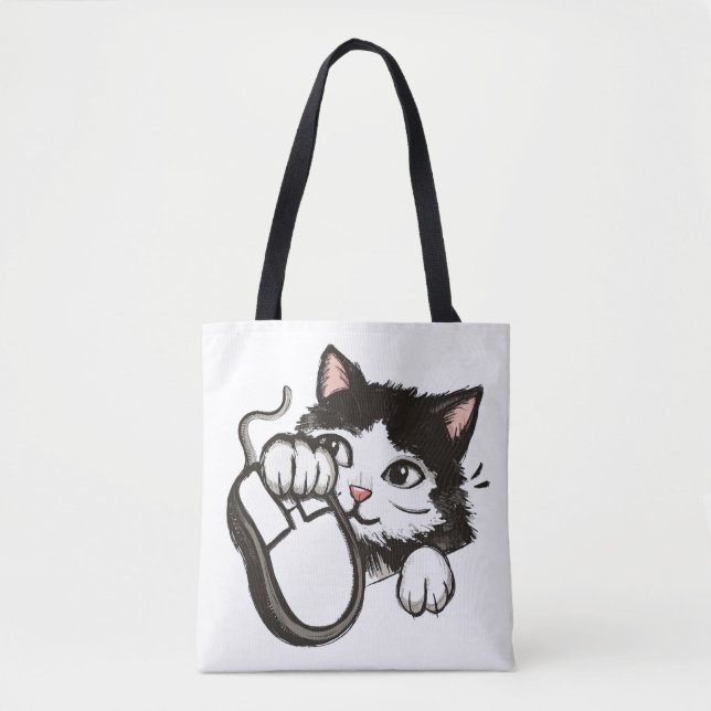 Katze und Maus Tasche (Vorderseite)