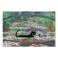 Katze und Maus unter der Brücke
