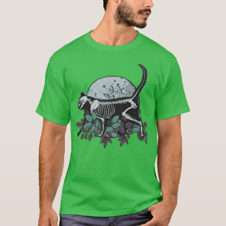 Katze und Mond T-Shirt