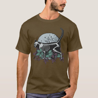 Katze und Mond T-Shirt