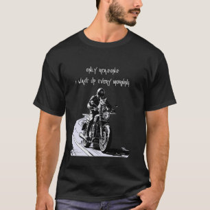 Katze- und Motorrad-Design, wahre Liebe. T-Shirt