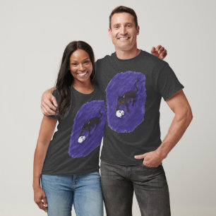 Katze und Schädel T-Shirt